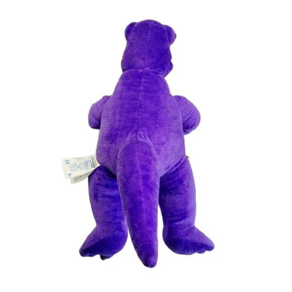 Build a Bear Purple & Yellow T-Rex Plush 2014 Stuffed Dinosaur - Picture 6 of 15